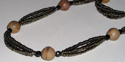 collana, pietre dure, cristalli